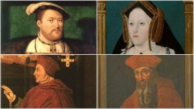 21 June 1529 - King Henry VIII and Queen Catherine of Aragon at the ...