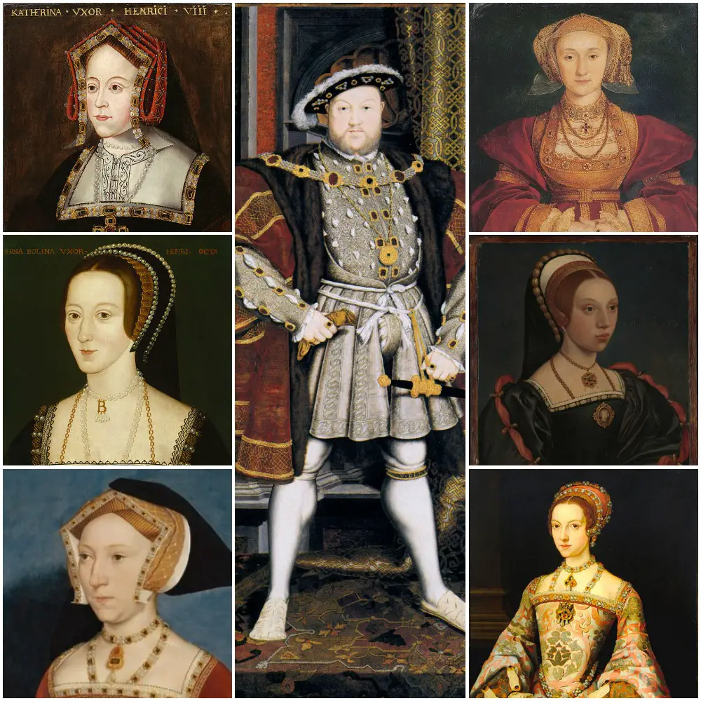 Henry VIII and His Six Wives and their Descent from Edward I - The Anne ...