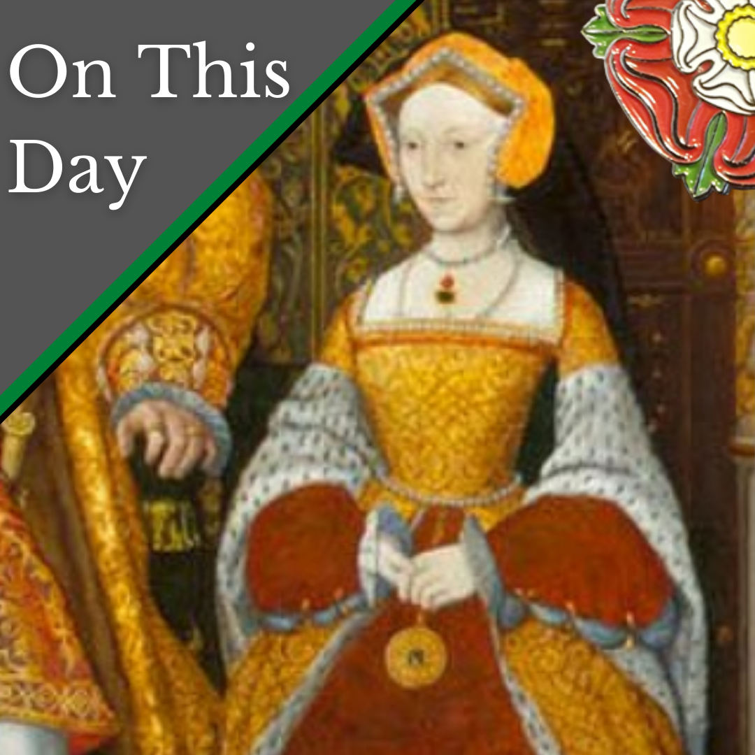 October 24 - Queen Jane Seymour dies at Hampton Court Palace - The Anne ...